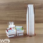 Suporte Porta Copos 200ml Organizador De Sachês Mexedores - R