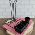 Suporte Porta Copos Descartáveis 50 E 80ml Organizador Porta