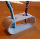 Suporte Porta Escova De Dentes Para Duas Escovas