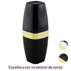 Suporte Porta Escova E Creme Dental Com Tampa Detalhe Dourado