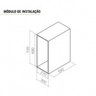 Suporte Porta Espetos De Embutir Na Lateral Do Móvel Com 3 Ga