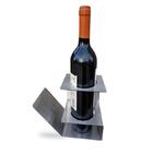 Suporte Porta Garrafa De Vinho De Mesa Inox