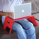 Suporte/porta - Notebook/pc De Cama/sofá - Alumínio Vermelho