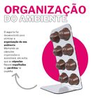 Suporte Porta Organizador De Mesa Compatível Com Até 8 Cápsul