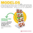 Suporte Porta Organizador De Mesa Compatível Com Até 8 Cápsul