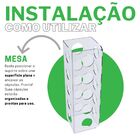 Suporte Porta Organizador De Mesa Tipo Torre Compatível Com A