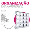 Suporte Porta Organizador De Parede Compatível Com Até 16 Cáp