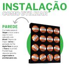 Suporte Porta Organizador De Parede Compatível Com Até 16 Cáp