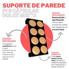 Suporte Porta Organizador De Parede Compatível Com Até 8 Cáps