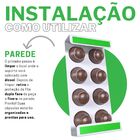 Suporte Porta Organizador De Parede Compatível Com Até 8 Cáps
