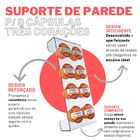 Suporte Porta Organizador De Parede Compatível Com Até 8 Cáps