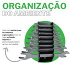 Suporte Porta Organizador De Parede Para Até 8 Chaves De Boca