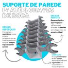 Suporte Porta Organizador De Parede Para Até 8 Chaves De Boca