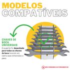 Suporte Porta Organizador De Parede Para Até 8 Chaves De Boca