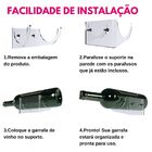 Suporte Porta Organizador De Parede Para Garrafa De Vinho Ade