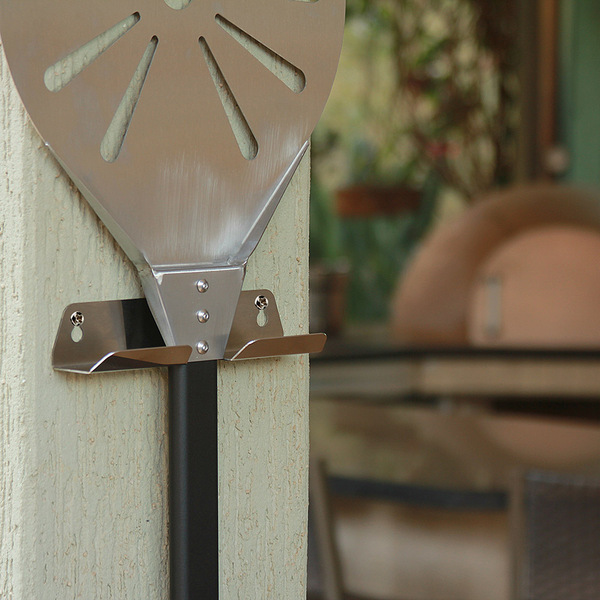 Suporte Porta Pá De Pizza - Parede - Inox