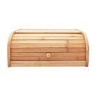 Suporte Porta Pão Bolo Madeira Bambu Pequeno Tampa Cozinha