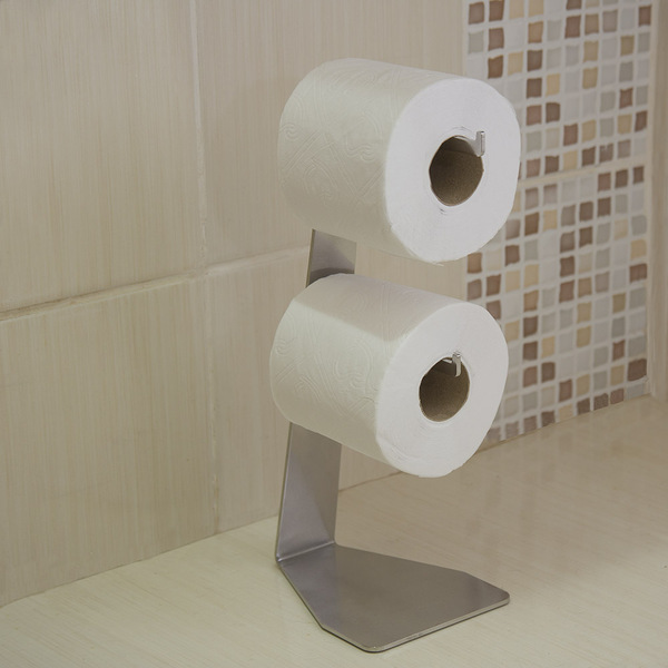 Suporte Porta Papel Higiênico De Apoio - Inox