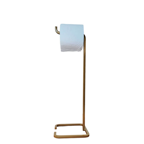 Suporte Porta Papel Higiênico De Chão Para Banheiro Com Base