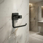 Suporte Porta Papel Higiênico De Parede Inox