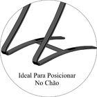 Suporte Porta Papel Higiênico Duplo De Chão Banheiro Luxo - Ô