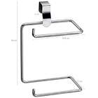 Suporte Porta Papel Higiênico Para Caixa De Descarga Duplo