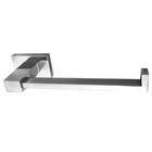 Suporte Porta Papel Higiênico Quadrado De Metal Papeleira Ban