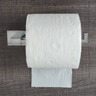 Suporte Porta Papel Higiênico Quadrado De Metal Papeleira Ban