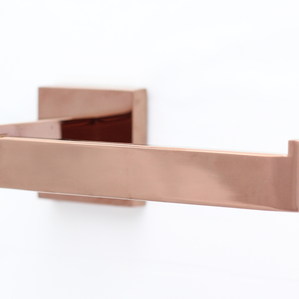 Suporte Porta Papel Higiênico Rose Gold Papeleira Banheiro