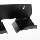 Suporte Porta Rédeas 4x - Cabeçada De Parede - Aço  - Preto