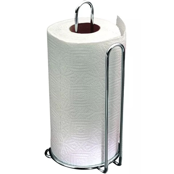 Suporte Porta Rolo De Papel Toalha Vertical Cozinha Aço