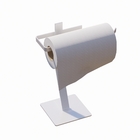 Suporte Porta Rolo Papel Toalha Mesa Cozinha Luxo Branco