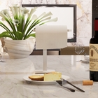 Suporte Porta Rolo Papel Toalha Mesa Cozinha Luxo Branco