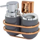 Suporte Porta Sabonete E Algodão Duplo Fixação Ventosa  - Chu