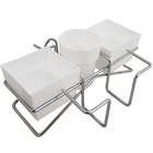 Suporte Porta Sachês Açúcar Mexedor Adoçante Chás Organizador