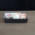 Suporte Porta Sachês Com Tampa Chá Açúcar Sal Molhos Bistrô