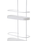 Suporte Porta Shampoo 3 Andares Para Box Banheiro Off White
