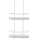 Suporte Porta Shampoo 3 Andares Para Box Banheiro Off White