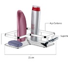 Suporte Porta Shampoo Cantoneira Box Banheiro Cromado Future