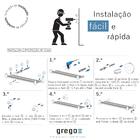 Suporte Porta Shampoo De Banheiro Athenas Com Proteção Grego