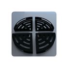 Suporte Porta Shampoo De Banheiro De Canto Inox Preto