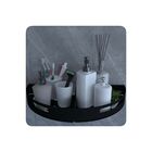 Suporte Porta Shampoo De Banheiro De Canto Inox Preto