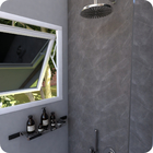 Suporte Porta Shampoo Para Banheiro Cromado Preto Empire