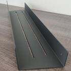 Suporte Porta Shampoo Prateleira Para Banheiro Grafite 52cm S