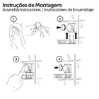 Suporte Porta Shampoo Prateleira Ventosa Parede Banheiro Crom