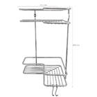 Suporte Porta Shampoo Produtos De Banho Duplo De Parede