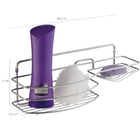 Suporte Porta Shampoo Sabonete Multiuso Luxo Em Aço Cromado