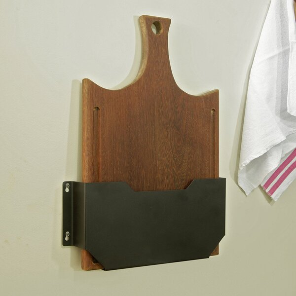 Suporte Porta Tábuas De Parede - Aço - Preto Fosco