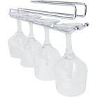 Suporte Porta Taças De Encaixe Simples Cromado Armário