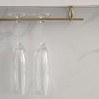 Suporte Porta Taças Reto 25cm Organizador De Taças Suspenso